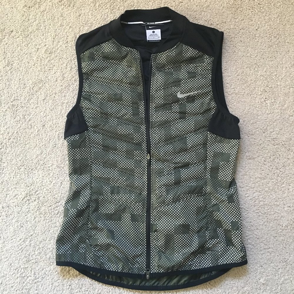 NWOT Nike AeroLoft 800 Reflective Running Vest